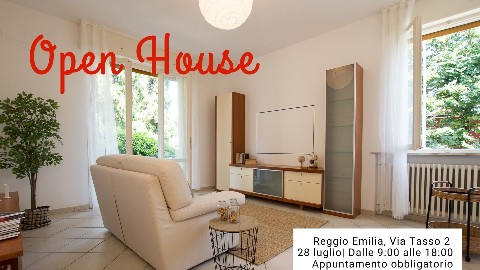 open house 28 luglio